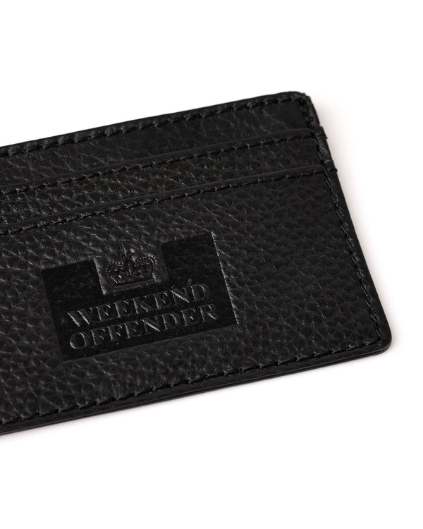 Leather Card Holder With Gift Box Black