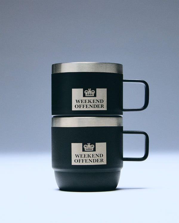 Outdoor Stackable Mug Black