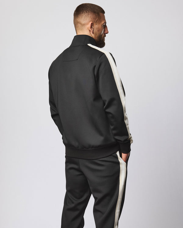 Woodburn Tricot Track Top Black