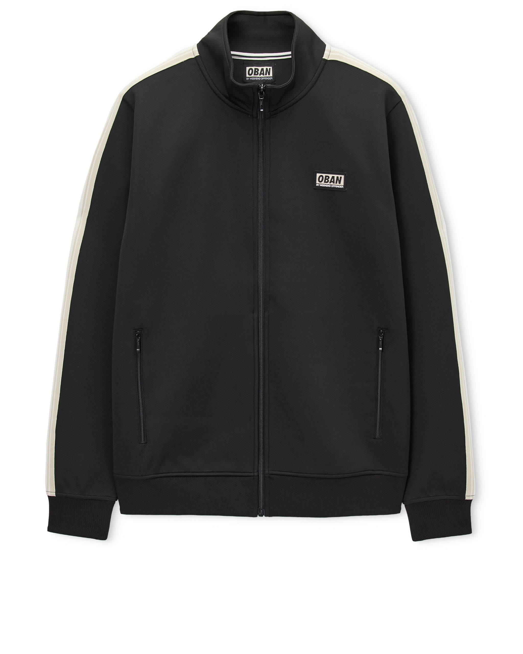 Woodburn Tricot Track Top Black – Weekend Offender