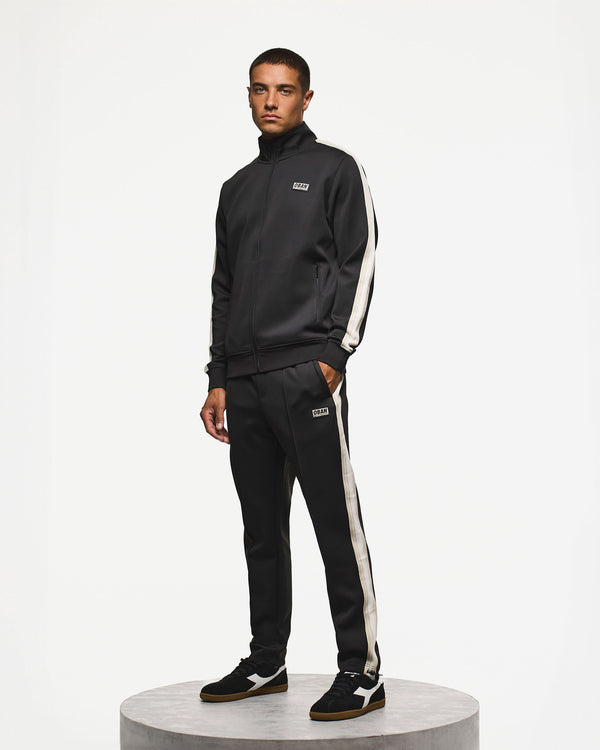Woodburn Tricot Track Top Black