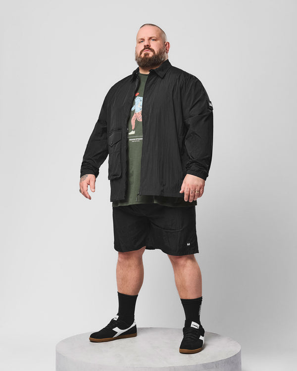 Taglie Forti - Vinnie Over-Shirt Nera