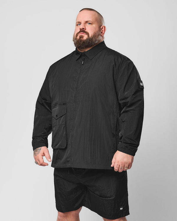 Taglie Forti - Vinnie Over-Shirt Nera