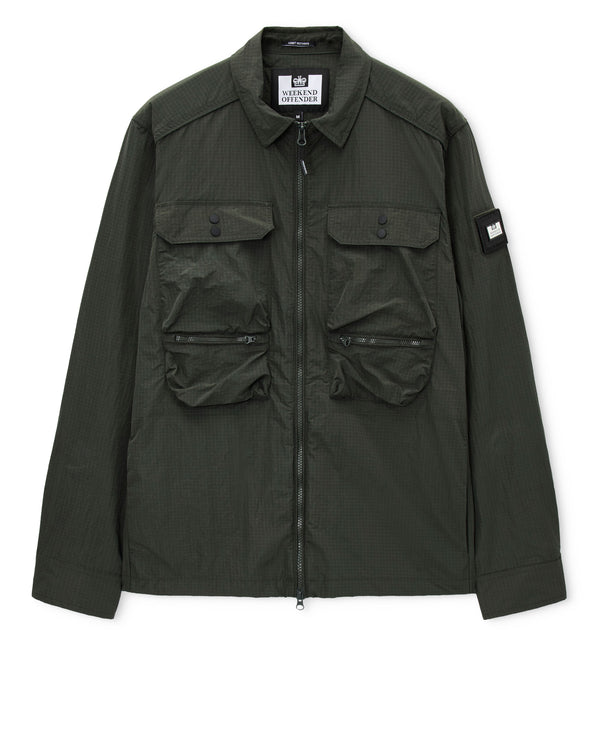 Shields Over-Shirt Black Forest Green