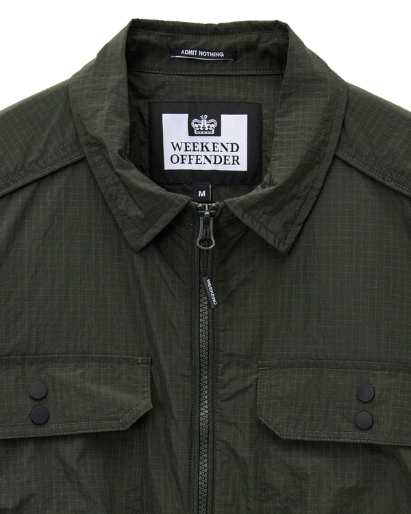 Shields Over-Shirt Black Forest Green