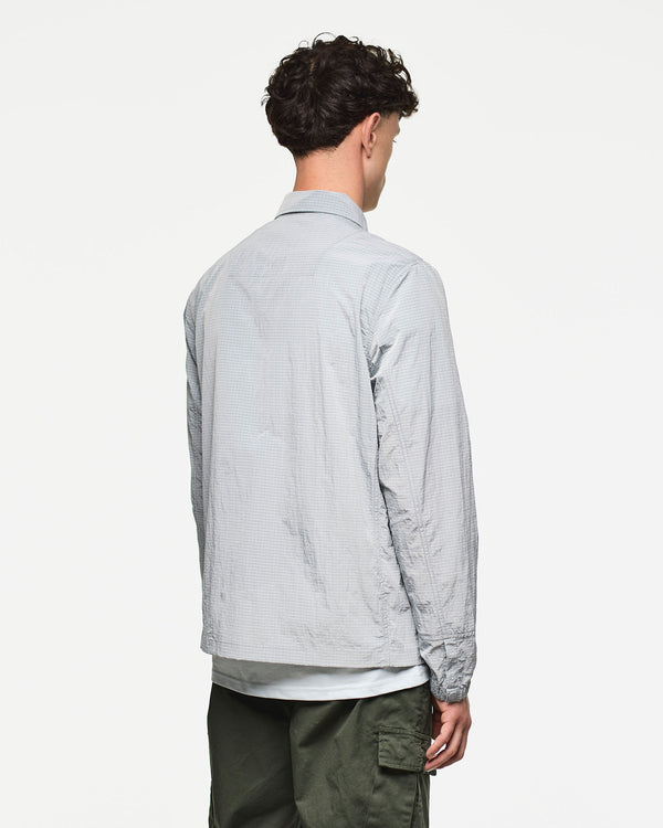 Vinnie Over-Shirt Sea Spray Blue