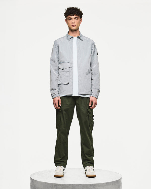 Vinnie Over-Shirt Sea Spray Blue