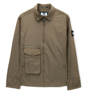 Plus Size - Vinnie Over-Shirt Tobacco Brown