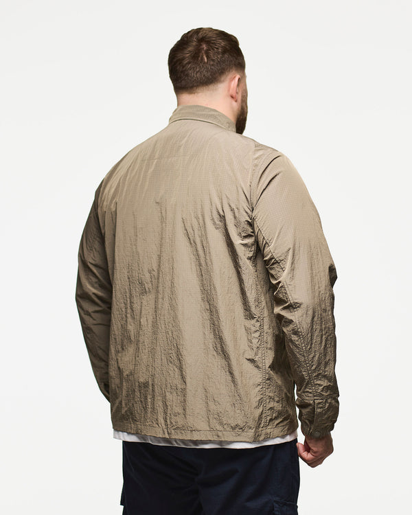 Plus Size - Vinnie Over-Shirt Tobacco Brown