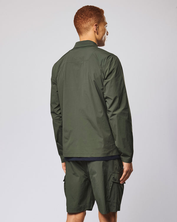 Southbank Over-Shirt Black Forest Green