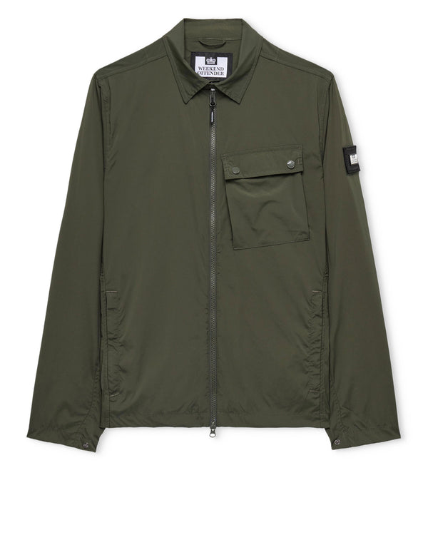 Southbank Over-Shirt Black Forest Green