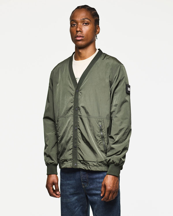 Ronson Over-Shirt Black Forest Green