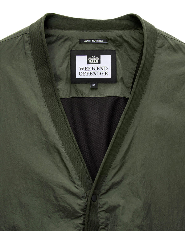 Ronson Over-Shirt Black Forest Green