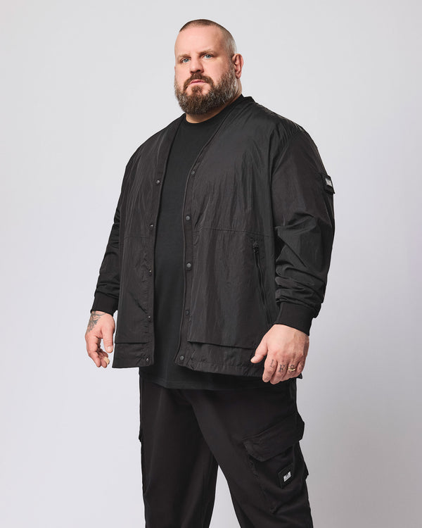 Plus Size - Ronson Over-Shirt Black