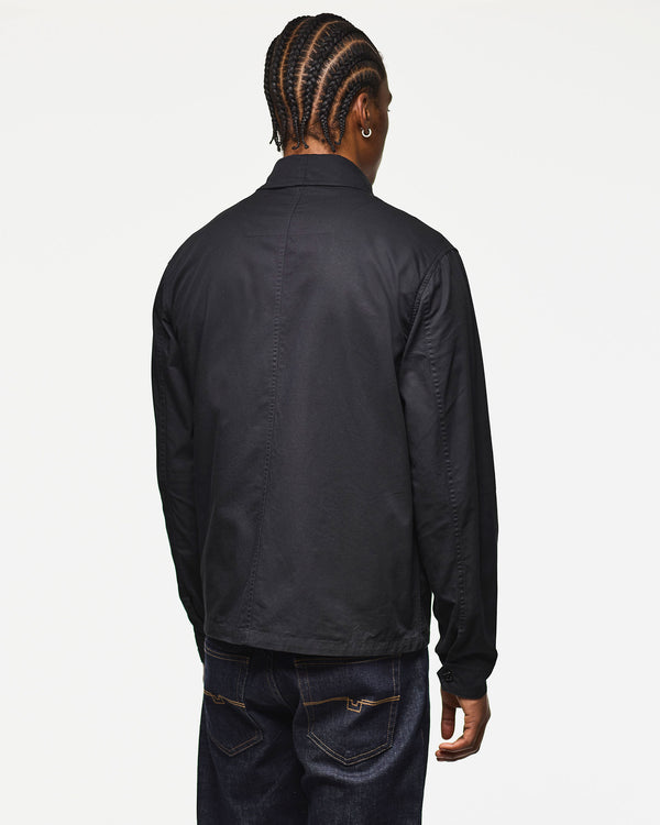 Caleb Überhemd Schwarz