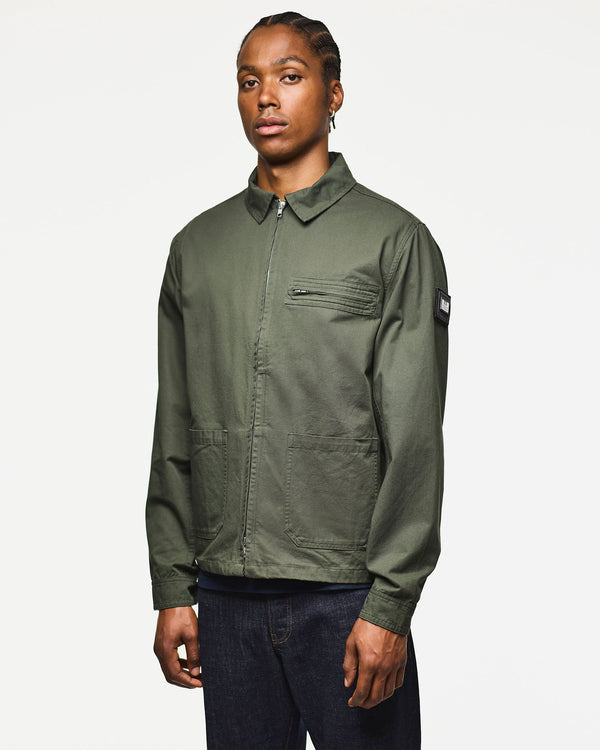 Caleb Over-Shirt Schwarzwaldgrün