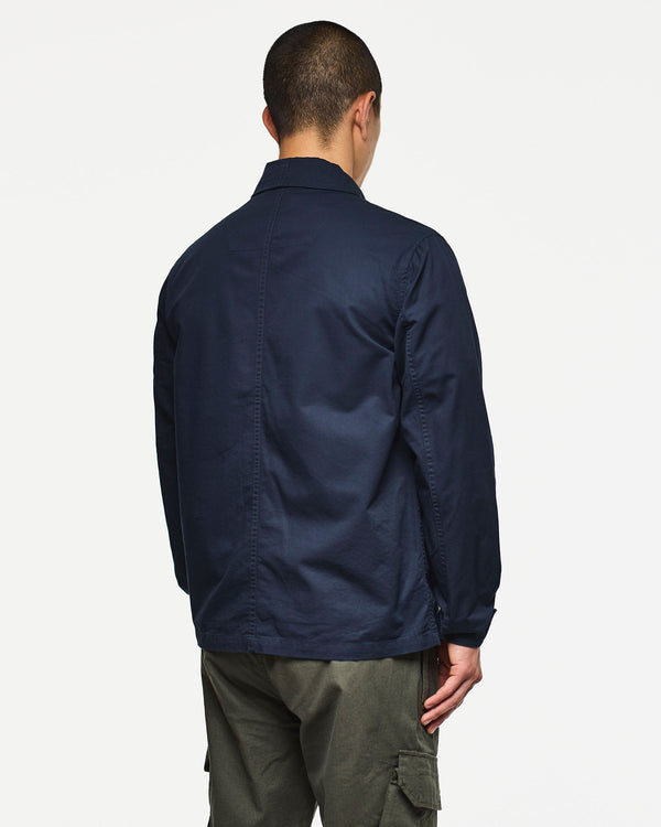 Caleb Überhemd Marineblau