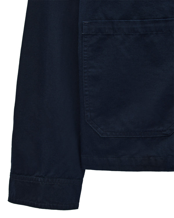 Caleb Überhemd Marineblau