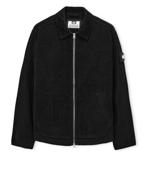 Croft Cord Over-Shirt Black