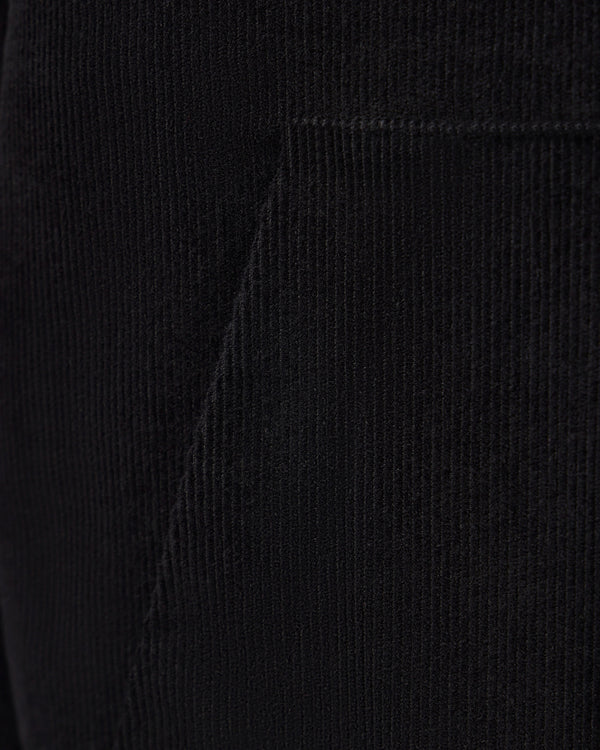 Croft Cord-Überhemd Schwarz