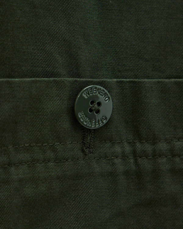 Hynde Over-Shirt Black Forest Green