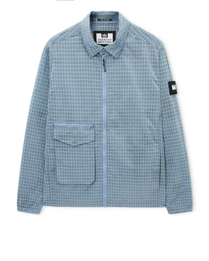 Plus Size - Vinnie Over-Shirt Peruvian Blue