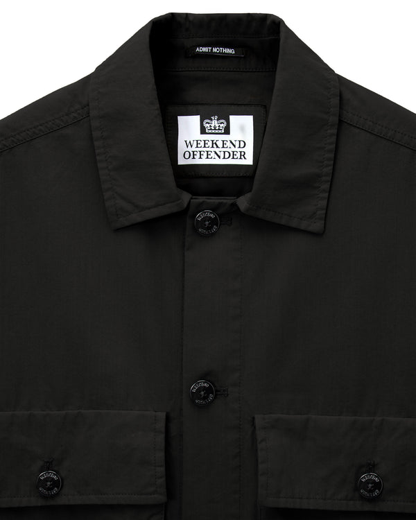 Pancho Over-Shirt Black