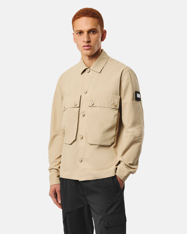 Pancho Over-Shirt Stone