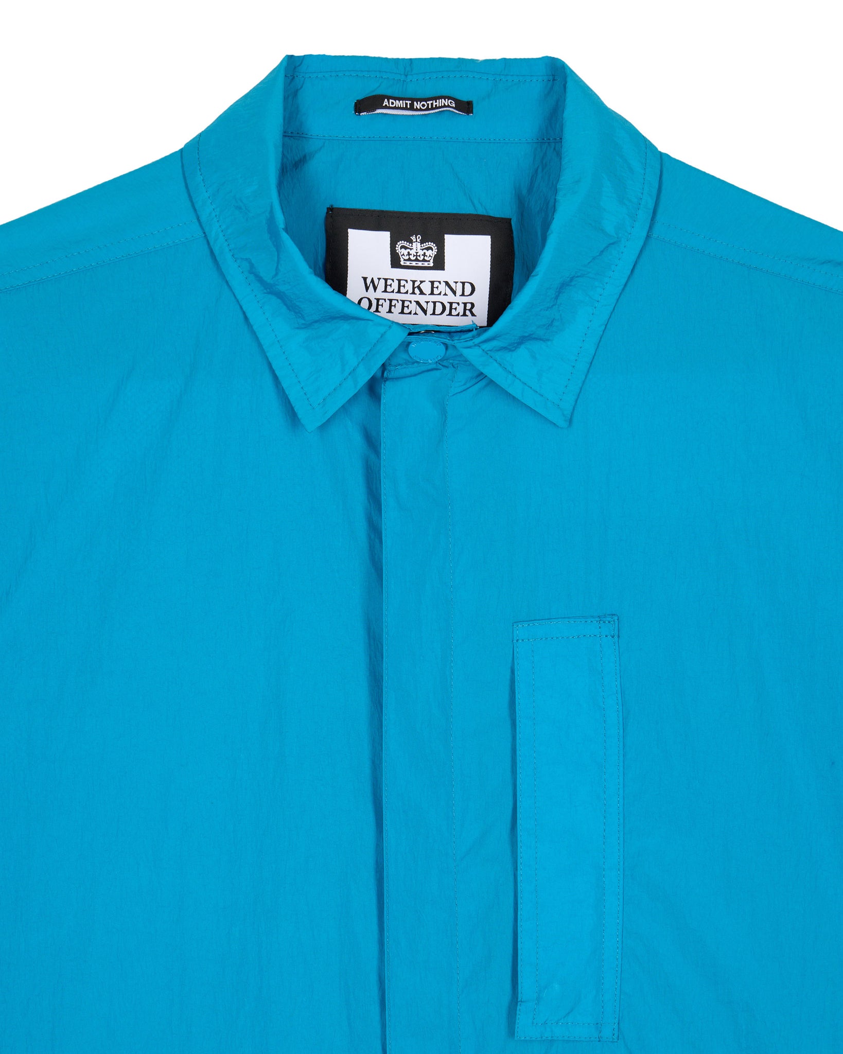 Porter Pocket Over-Shirt Azure Blue