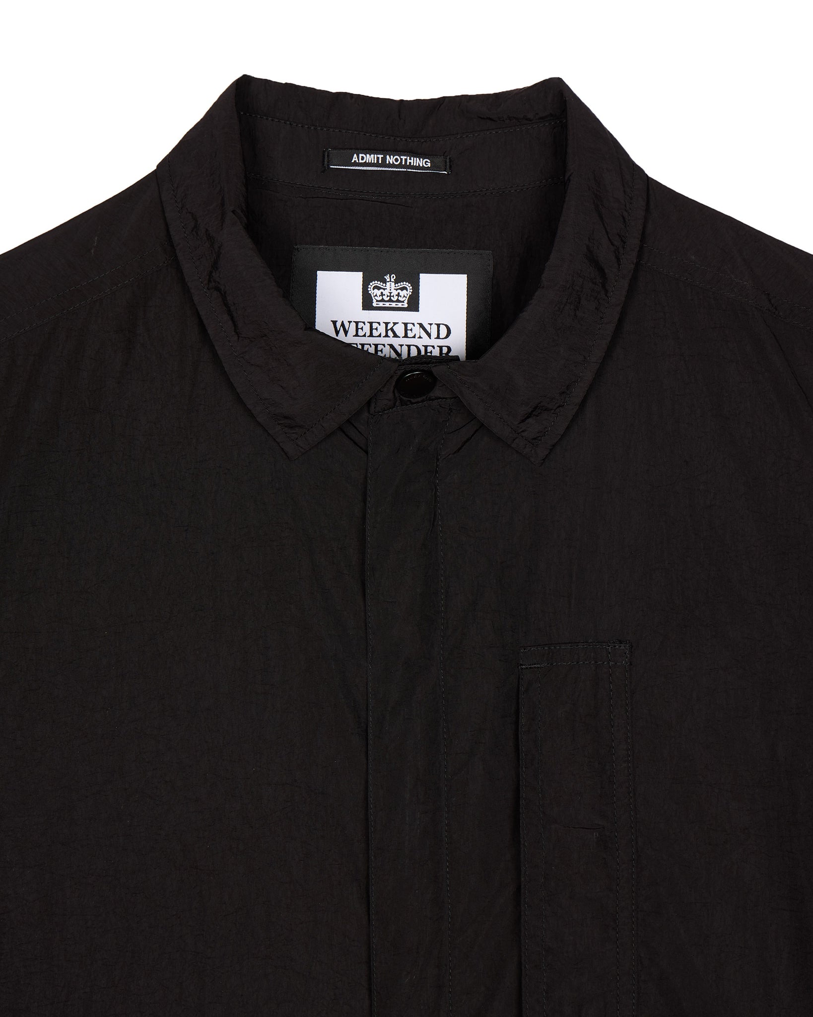 Porter Over-Shirt Black - Plus Size