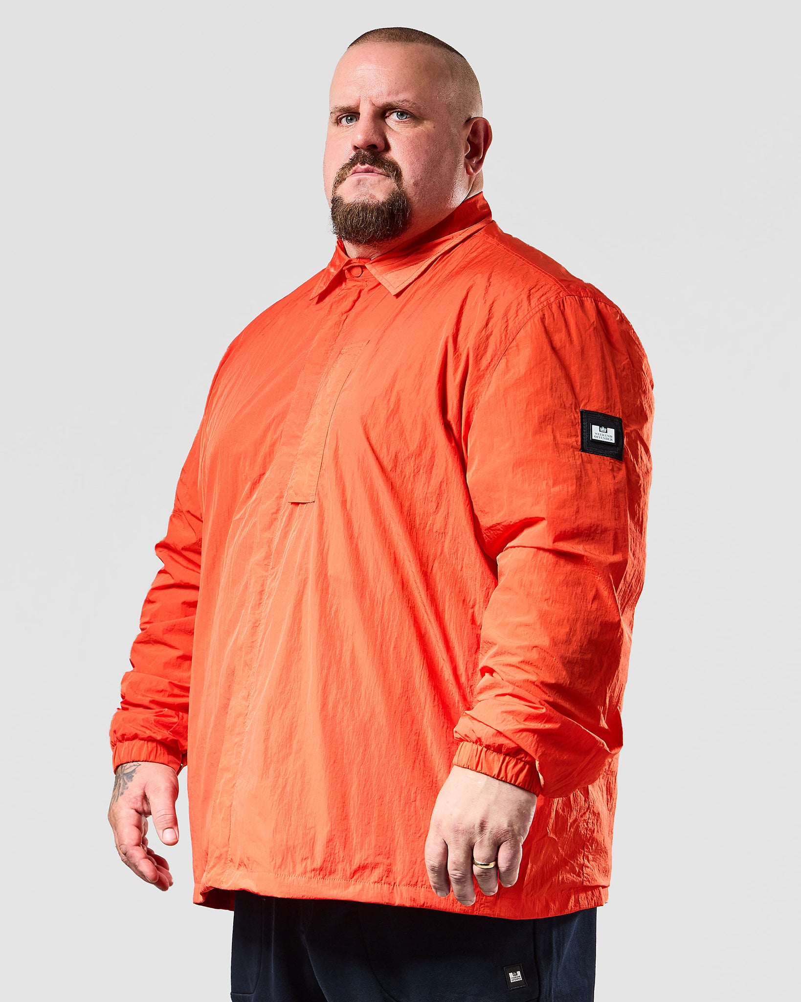 Porter Over-Shirt Orange Peel - Plus Size