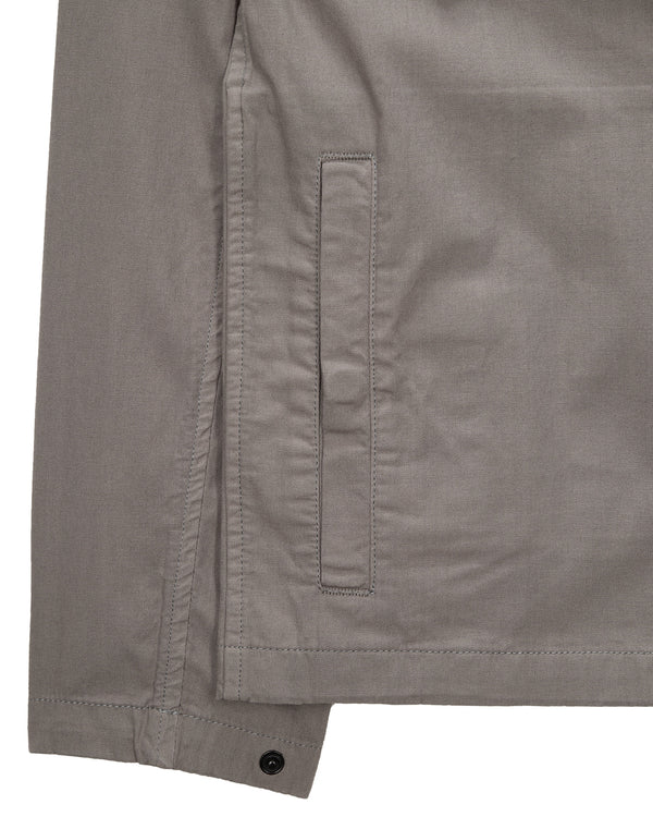 Formella Garment Dye Over-Shirt Light Grey