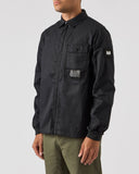 Latmun Mesh Pocket Over-Shirt Black