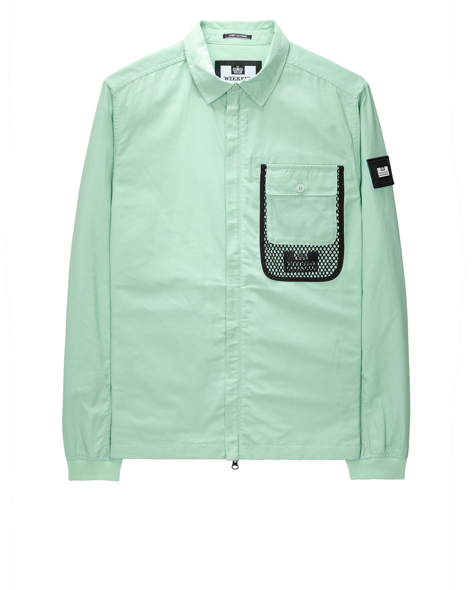 Latmun Mesh Pocket Over-Shirt Mint Tea Green