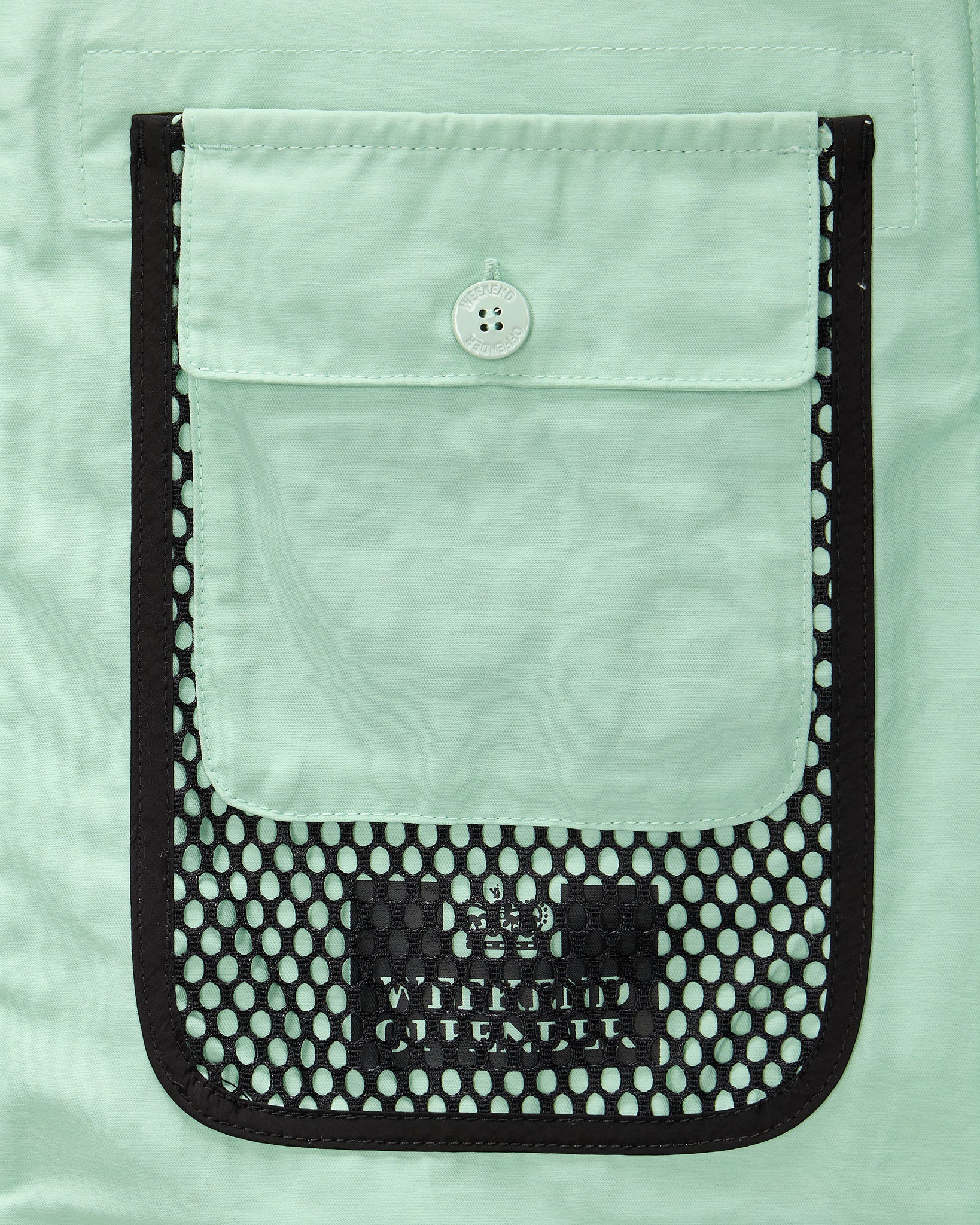 Latmun Mesh Pocket Over-Shirt Mint Tea Green