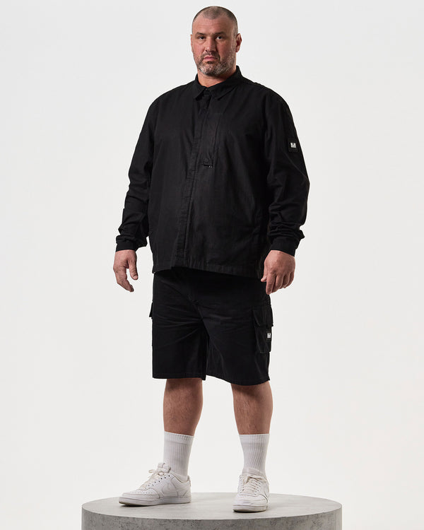 Große Größen - Mascia Cargo Shorts Schwarz SS24