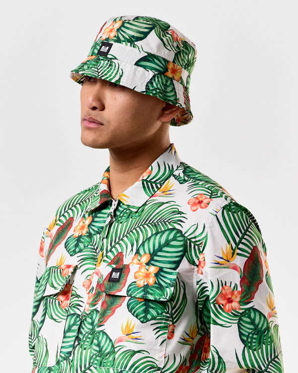 White Lotus Bucket Hat White Lotus Print