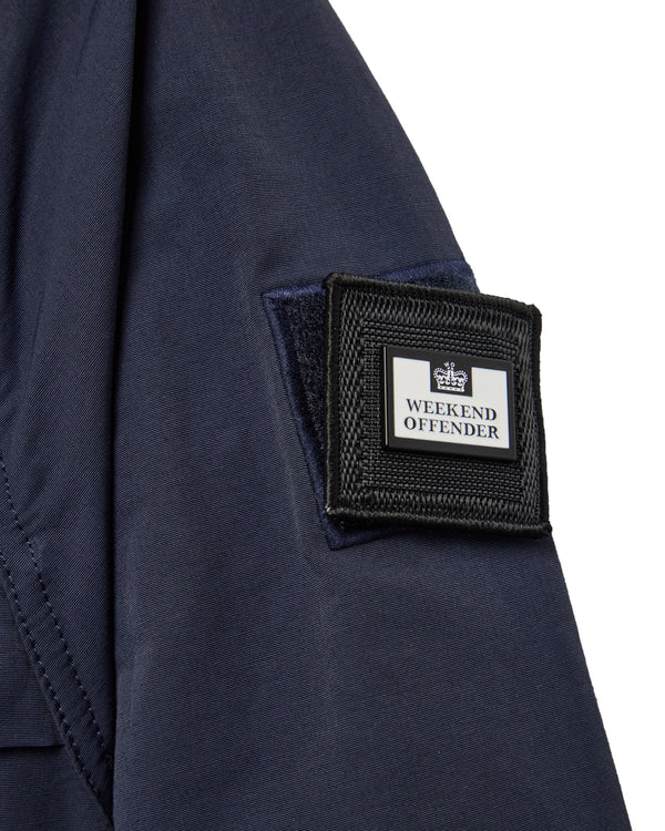 Wynwood Quarter Zip Over-Top Navy