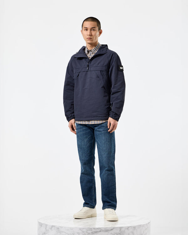 Wynwood Quarter Zip Over-Top Navy