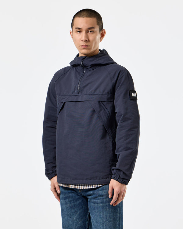 Wynwood Quarter Zip Over-Top Navy