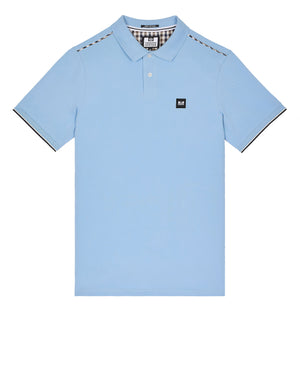 Sakai Polo Shirt Sea Marine Blue/Mid House Check
