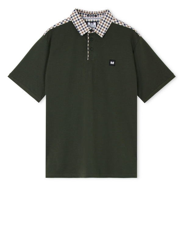 Costa Polo Shirt Black Forest Green