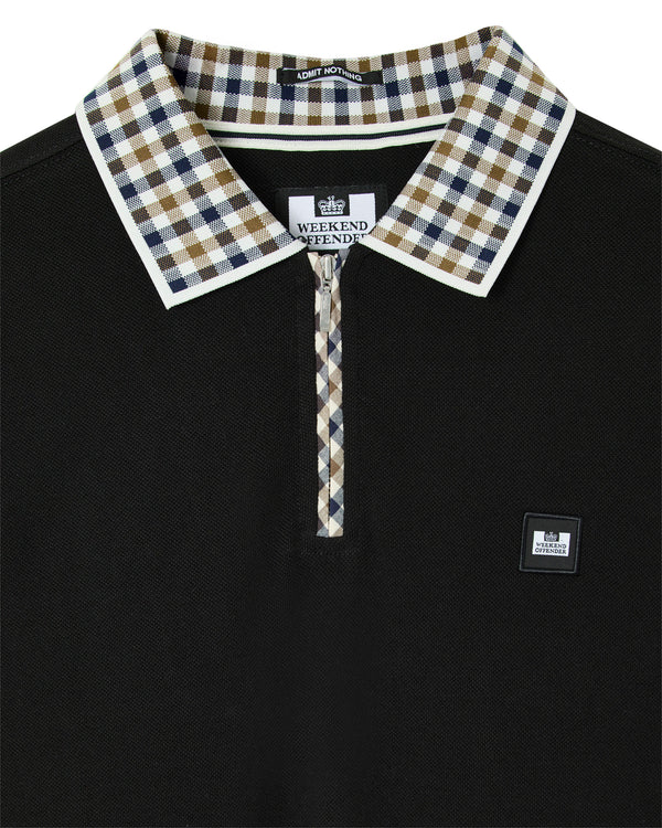 Tipasa Polo-Shirt Schwarz