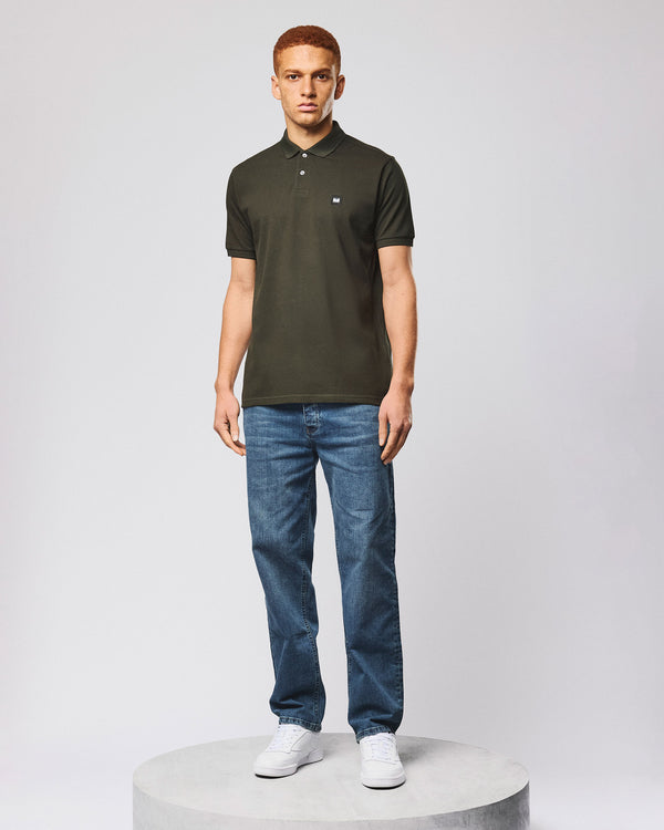 Heathcote Polo Shirt Black Forest Green