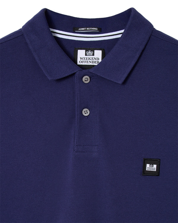 Polo Heathcote blu zaffiro scuro