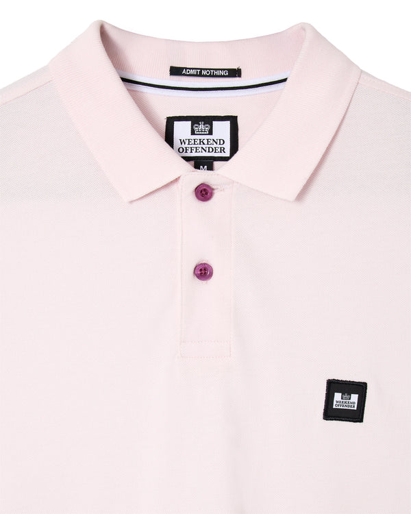 Polo Heathcote rosa tenue