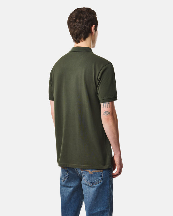 Heathcote Polo Shirt Black Forest Green