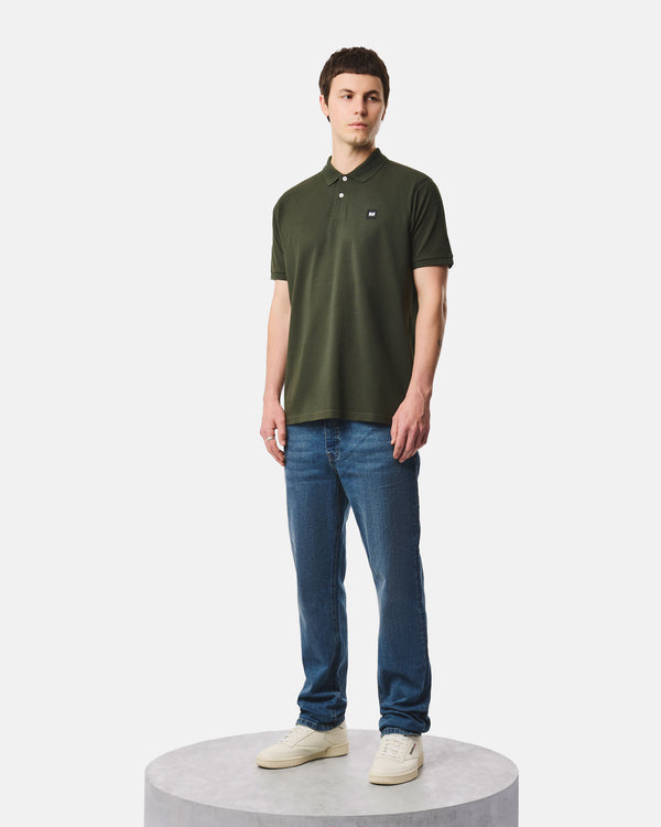 Heathcote Polo Shirt Black Forest Green