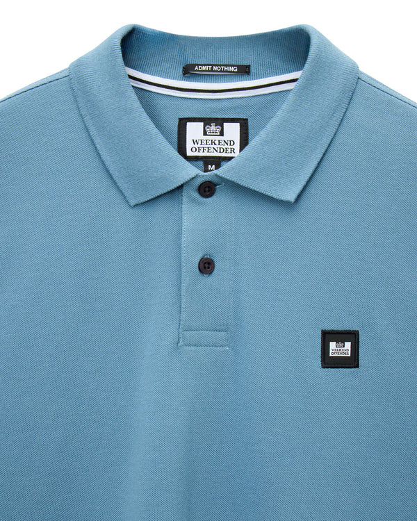 Heathcote Polohemd Peruanischblau