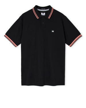 Levanto Polo Shirt Black/Coral